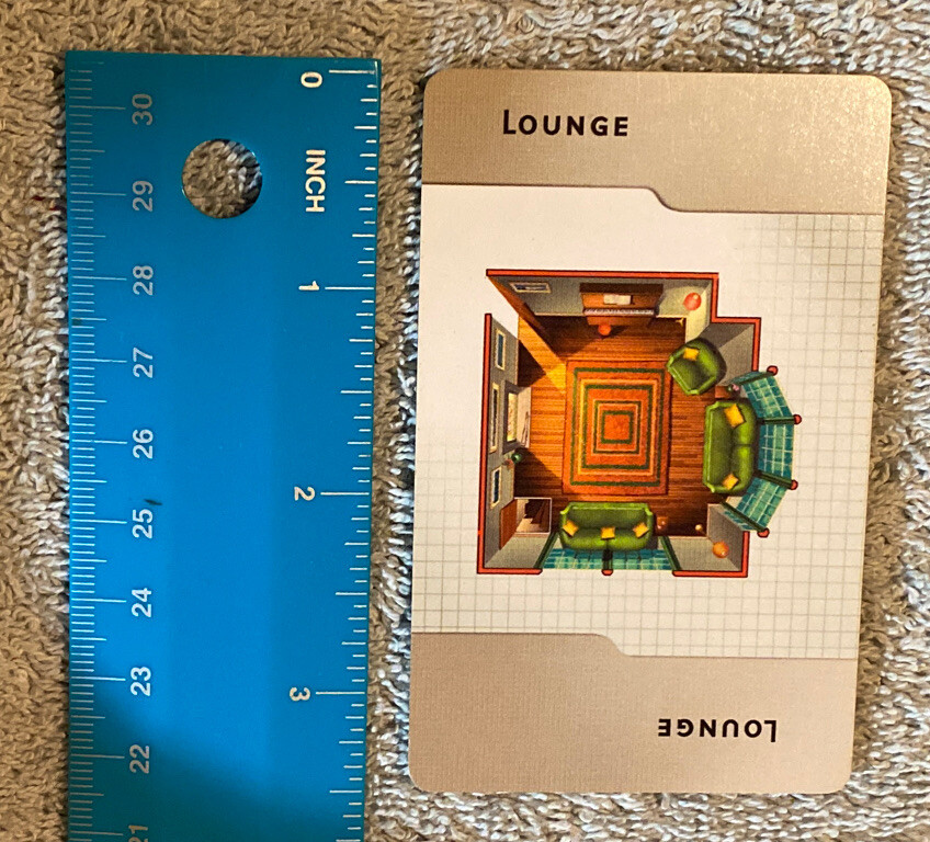 Clue 2005 Room Card Lounge Replacement Piece