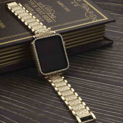 Bling Protective Case Screen Protector for Watch Series 6/5/4/3/2/1 SE