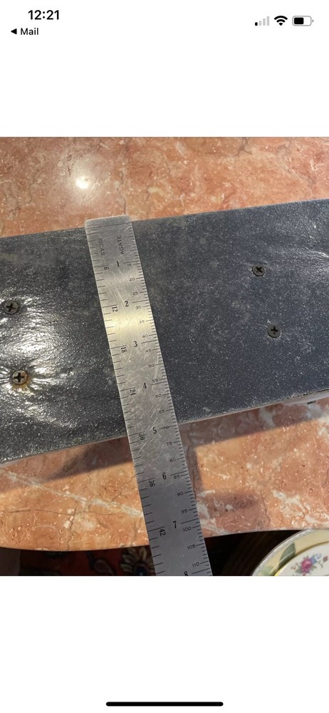 Mini Skateboard 17" × 5" Black And White