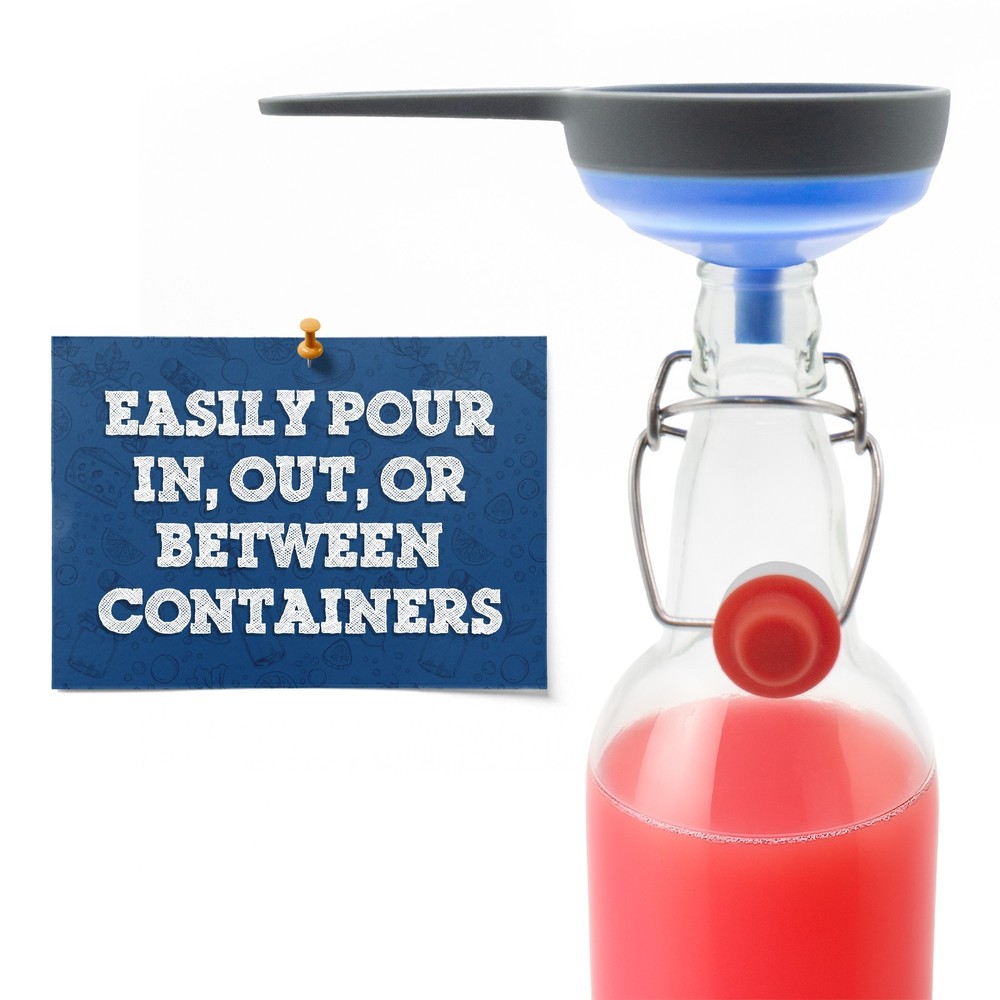 Fermentaholics 3-Piece Funnel Set for Canning, Fermentation & Bottling