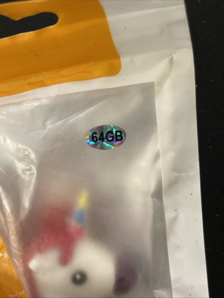 Unicorn Flash Drive USB Memory Stick Cartoon Pendrive 64gb New