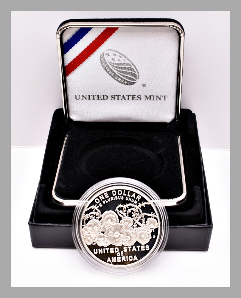 2018 P World War I Centennial Proof Silver Dollar In OGP