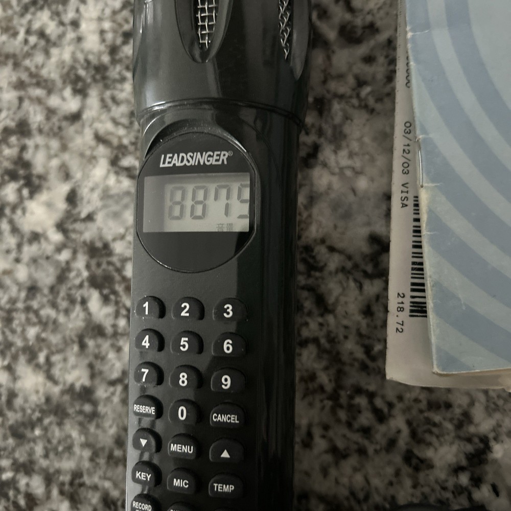 Vintage Leadsinger Wireless Karaoke LS-V4