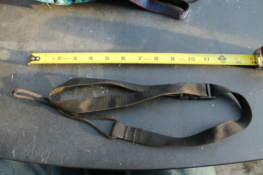 Sunbelt Belt Loop Tool Lock Attachement 90's Black OG Vintage Snowboarding Leash