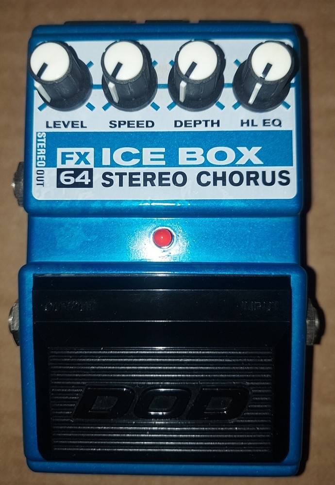 DOD ICE BOX FX64 STEREO CHORUS EFFECTS PEDAL