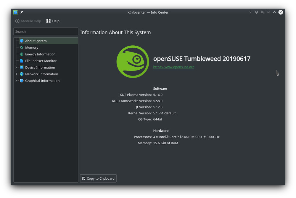 openSUSE TumbleWeed 16 64 BIT Linux desktop , Suse Linux DVD