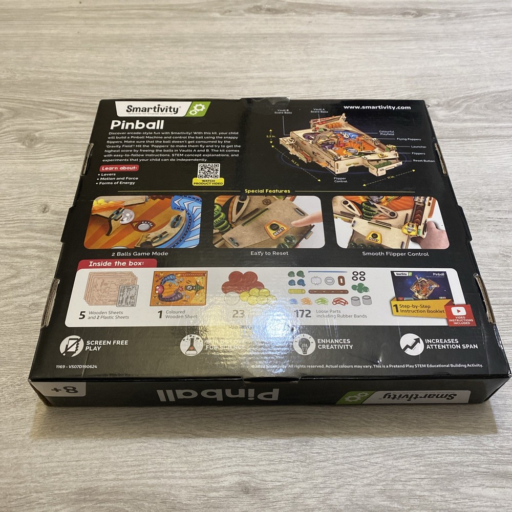 Smartivity DIY Pinball Award Winning STEM Educational Building Activity 8+