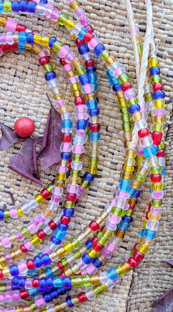 African Glass Beads -4 Strands