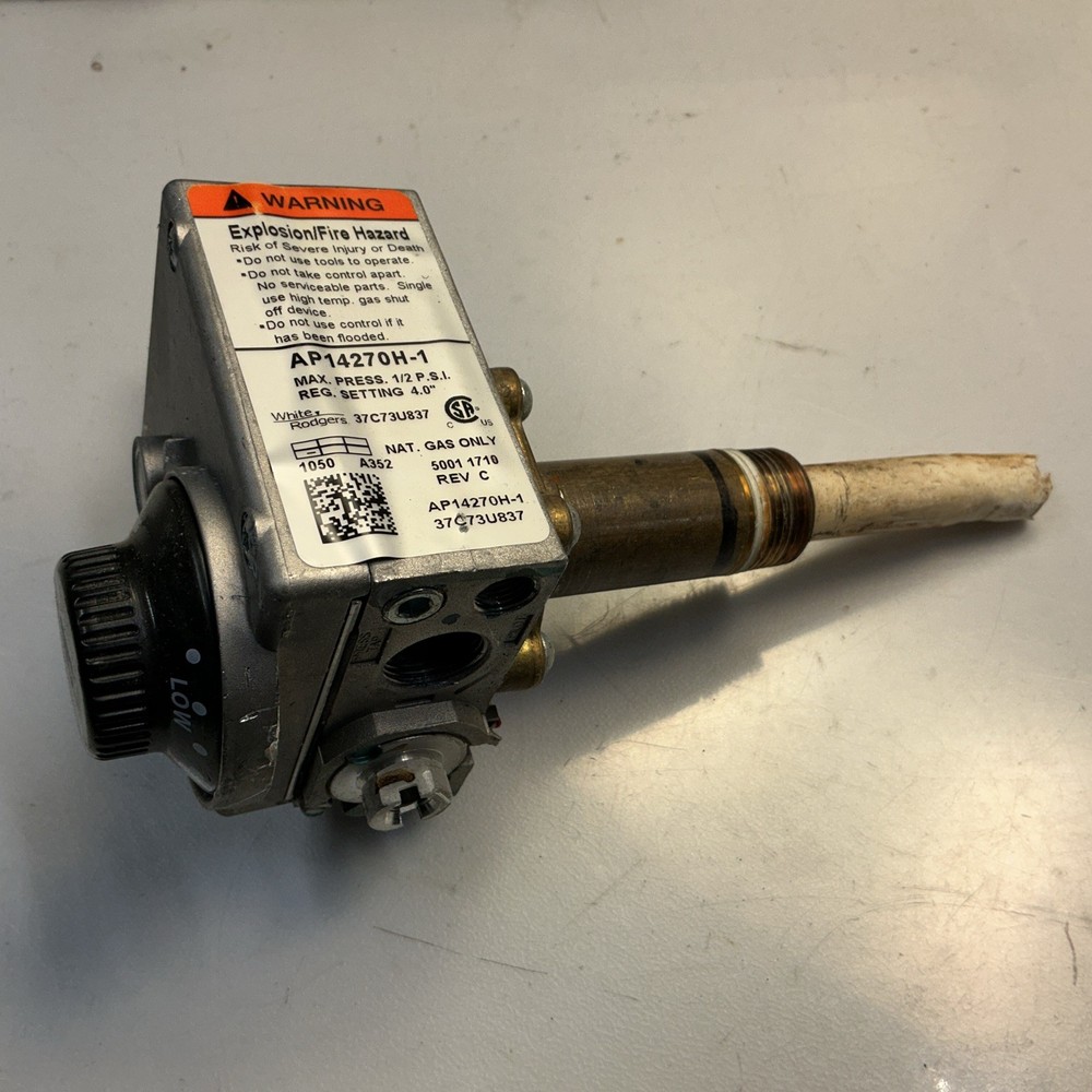 White-rodgers Water Heater Replacement Gas Valve Part # AP14270H-1