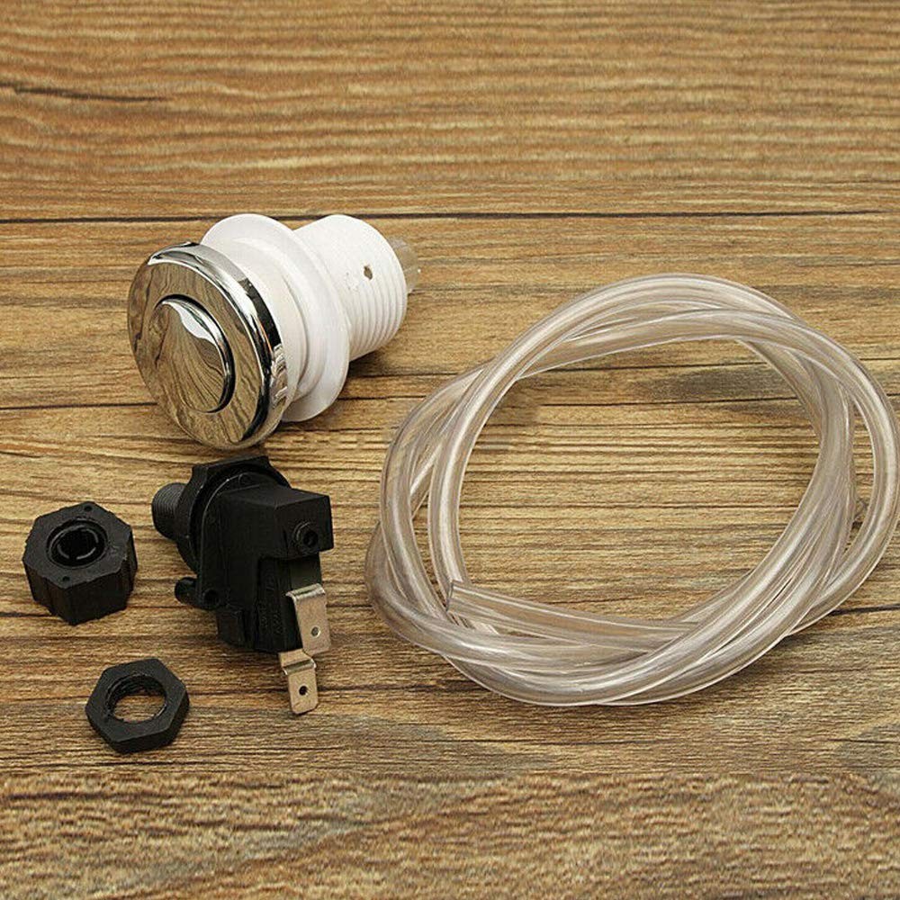 1 Set Pneumatic Switch for Garbage Disposal 16A On Off Push Button Switch for...
