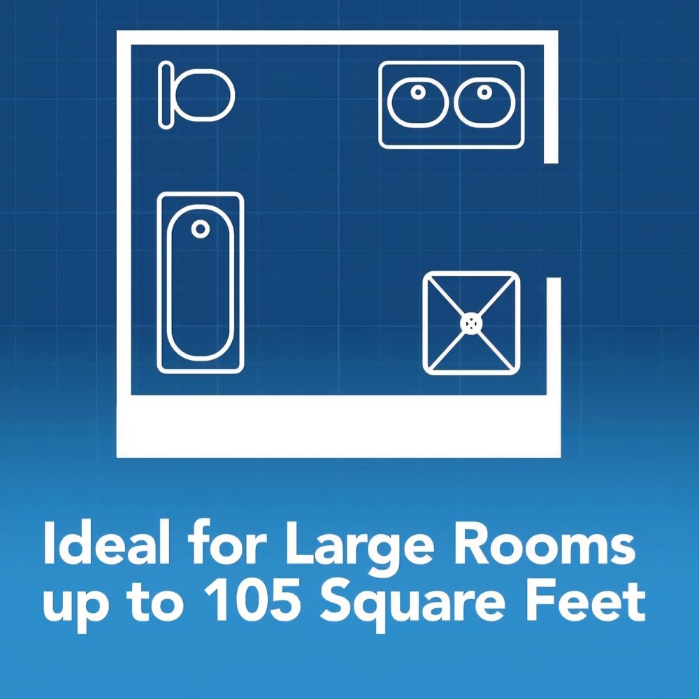 Flex Series 80-110 Selectable CFM, Room Side Installation, Bathroom Ceiling...