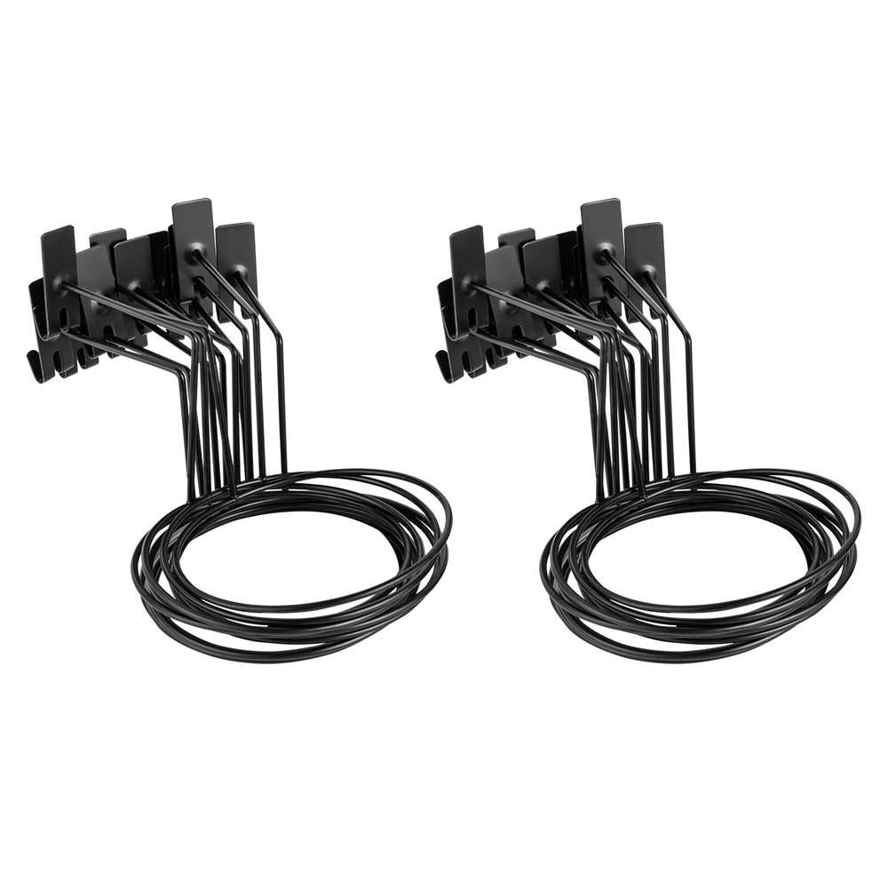 24Pcs Hat Rack Organizer Baseball Holder Gridwall Hooks Stand Wall Hat Hanger