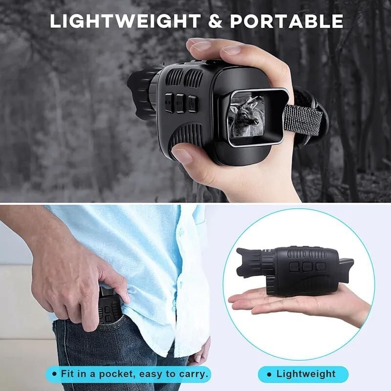 Night Vision LCD Digital Screen Binoculars Goggles 32GB Monocular Infrared
