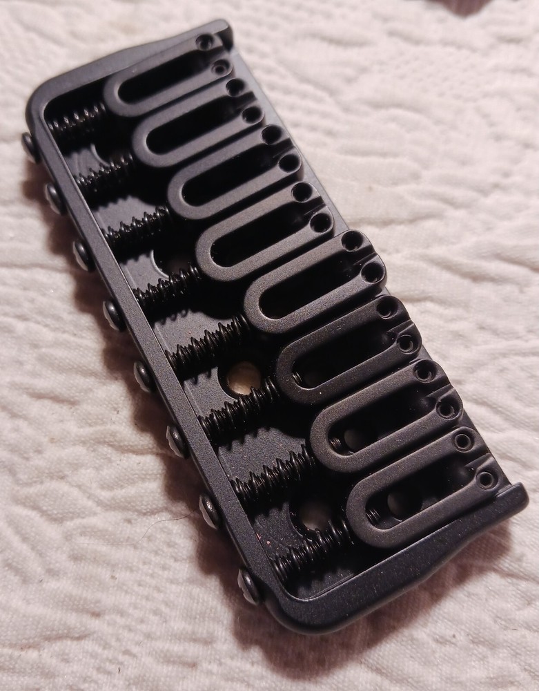 8 String HIPSHOT Style Hardtail Fixed Guitar BLACK BRIDGE ESP/LTD Ferrule