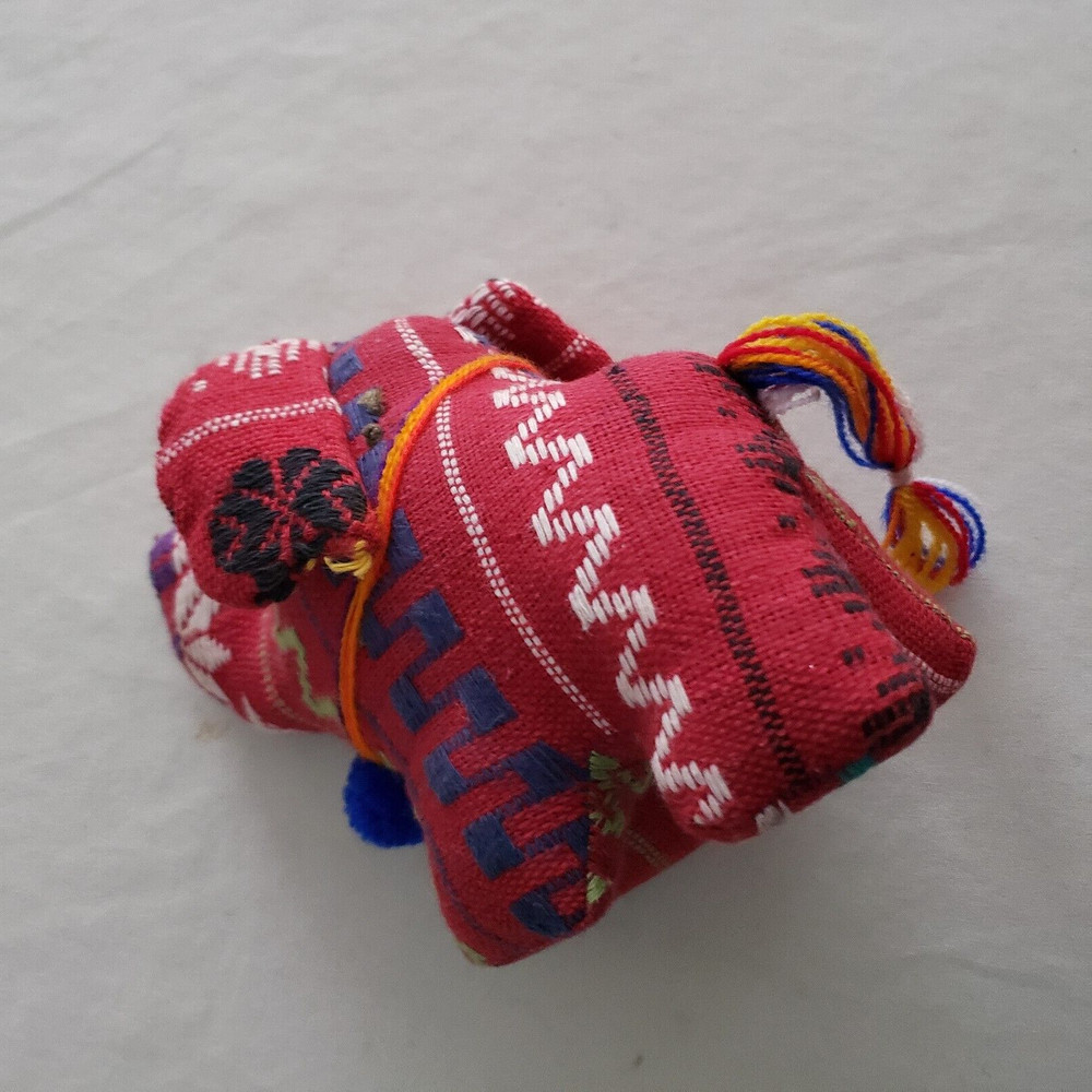 AZTECH PRINT MULTICOLOR Elephant Plush Handmade PINCUSHION