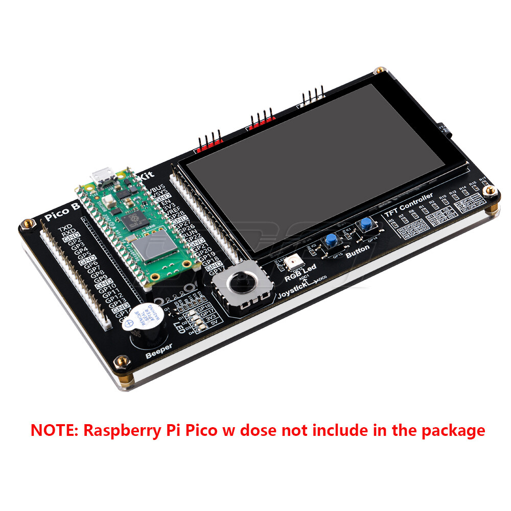 Raspberry Pi Pico/ W Breadboard Kit with 3.5 Inch Touch Screen Breakout Board
