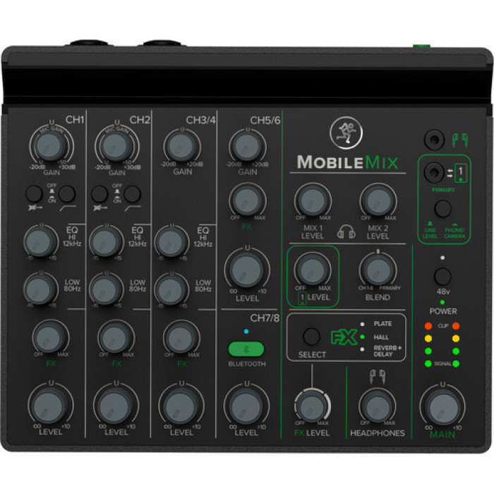 Mackie MobileMix | 8-Channel USB Mixer with Bluetooth