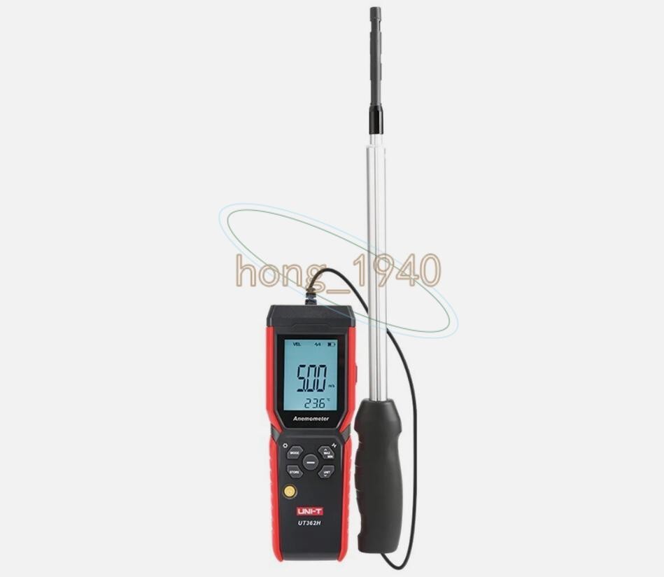 UNI-T UT362H Hot Wire Anemometer Sensor Wind Velocity/Volume/Temperature Tester