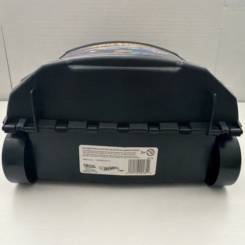 Hot Wheels 100-Car Rolling Storage Carrying Case - Missing 1 Key Lock