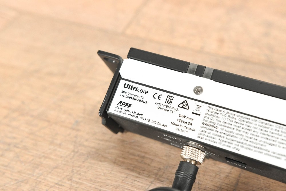 Ross Ultricore-CC 1RU Central Controller CG0019X