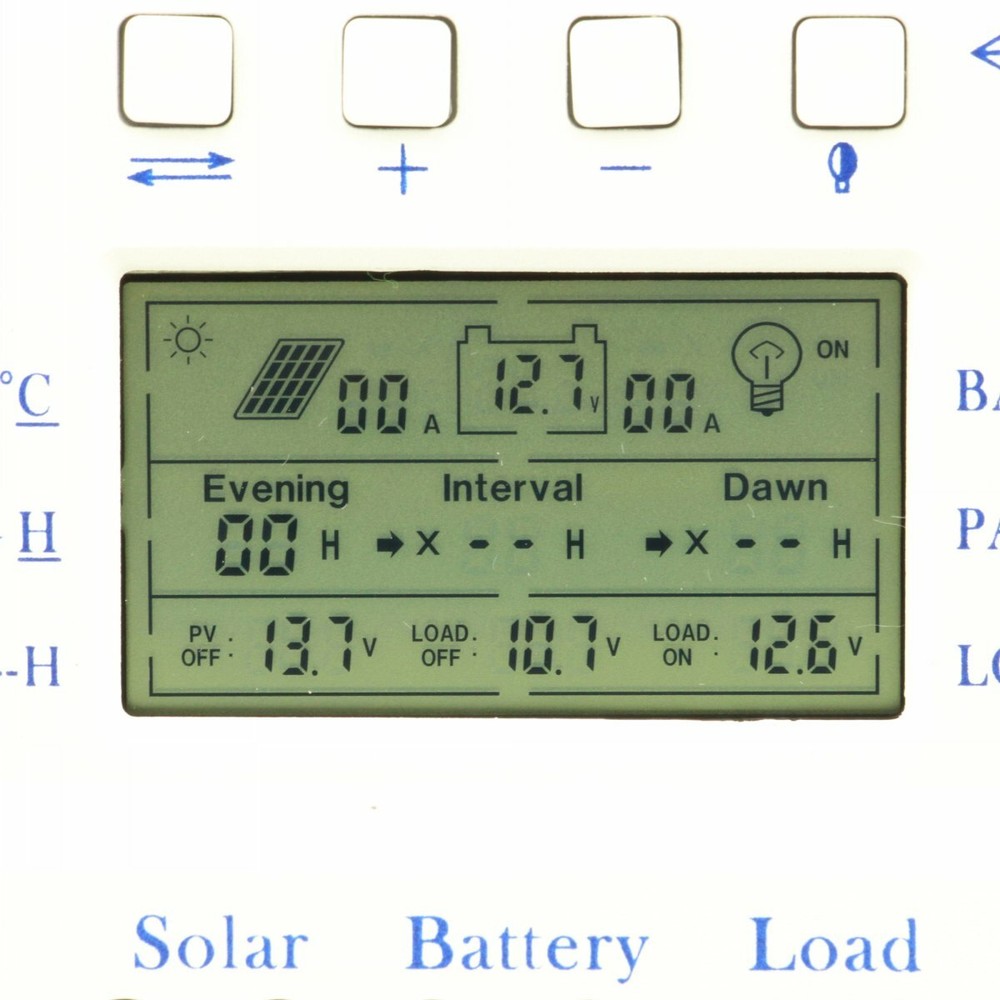 MPPT Solar Panel Regulator LCD 20A-80A 12V/24V Charge Controller 3 Timer LCD USB