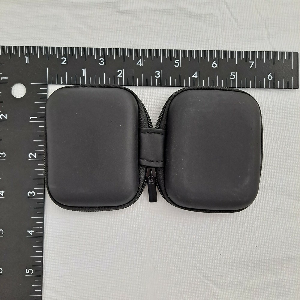 Earphone Case Portable Storage Memory SD Card Camera rectangle Black