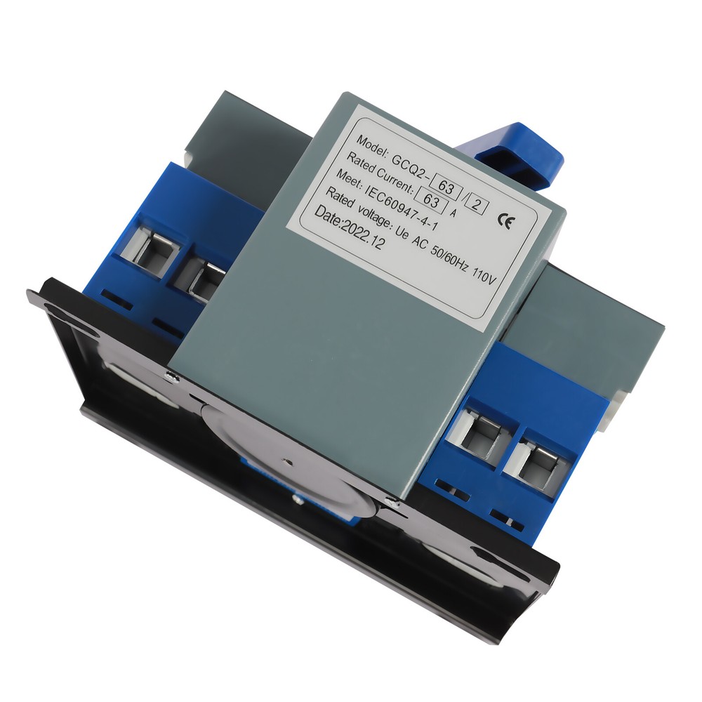 110V 2P 63A Dual Power Automatic Transfer Switches Self Cast Conversion Switch