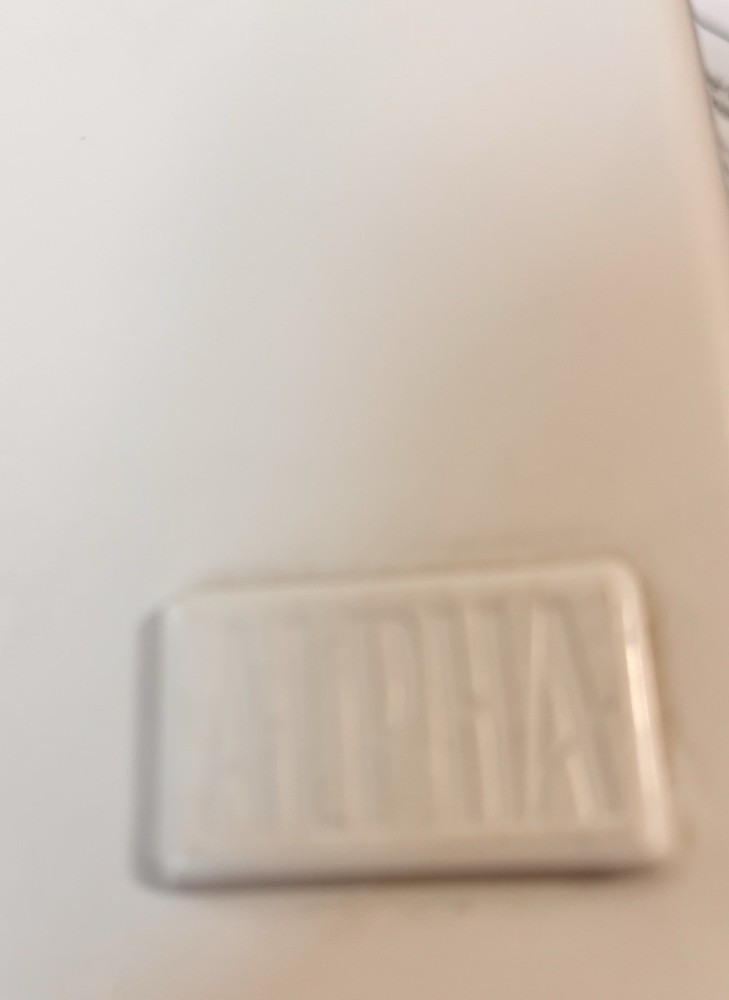 Alpha 3.5" Floppy Disk/Diskette/Zip Drive, Storage Box, White, Plastic, Preowned