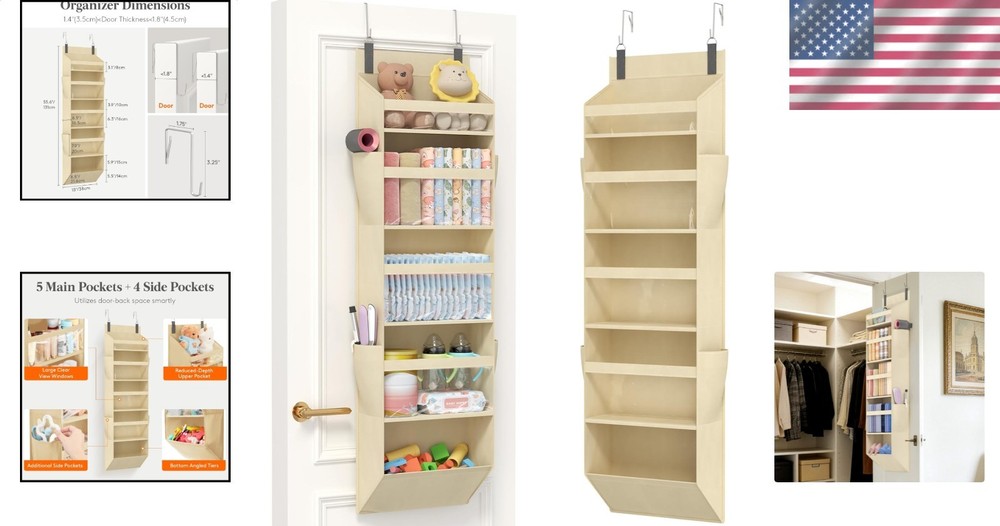 Foldable Clear Window Organizer - 40 lbs Load Capacity for Home Essentials