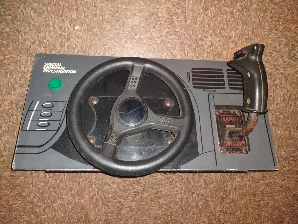 taito sci arcade special criminal investigation control panel working #1