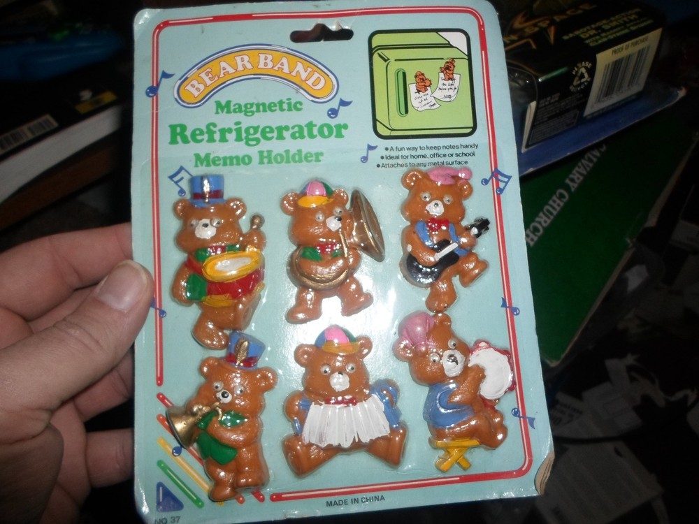 Bear Band Magnet set sealed in package
