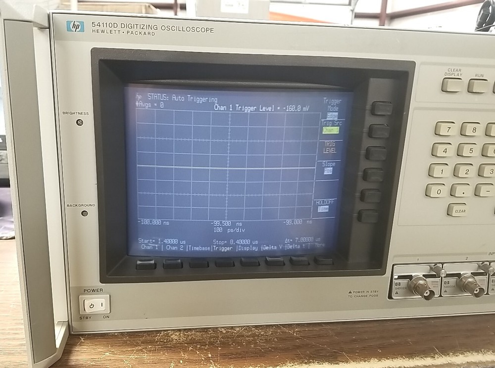 HP 54110D Digitizing Oscilloscope W/ (4x) 54002A. *READ⬇️*