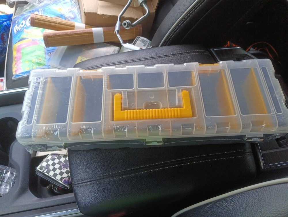 Portable Storage Organizer Case : 9 Compartment