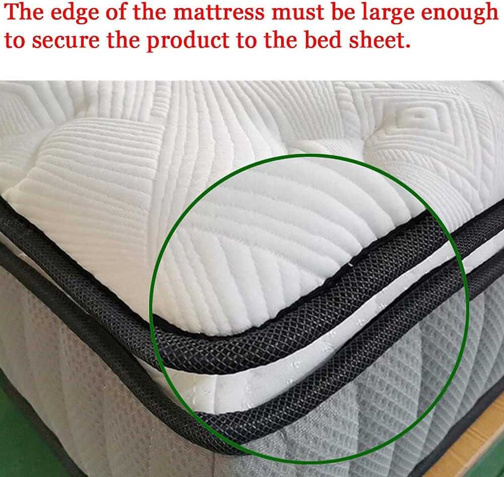 12 Pack Bed Sheet Grippers Sheet Holders Fasteners Bed Sheet Clips Keep Sheets S
