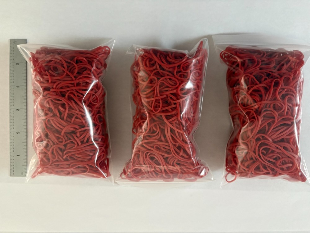 Trolling Rubber Bands - 1,200 Count - For Planer Boards & Downriggers