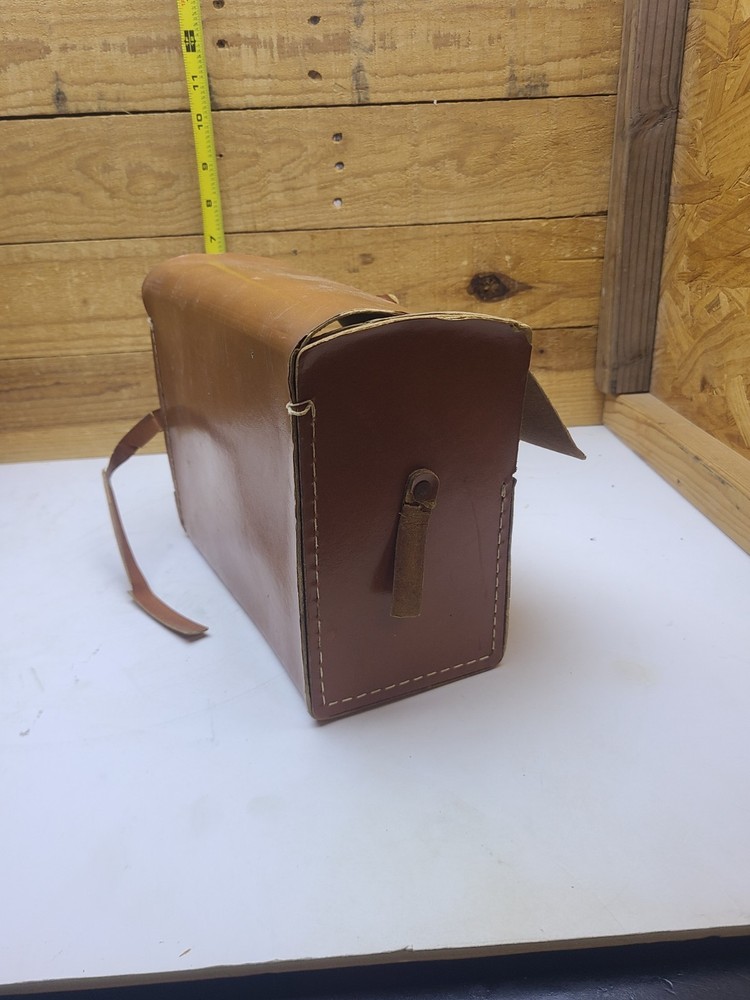 Vintage Highway Emergency Kit W Leather Case & Complete First-Aid kit