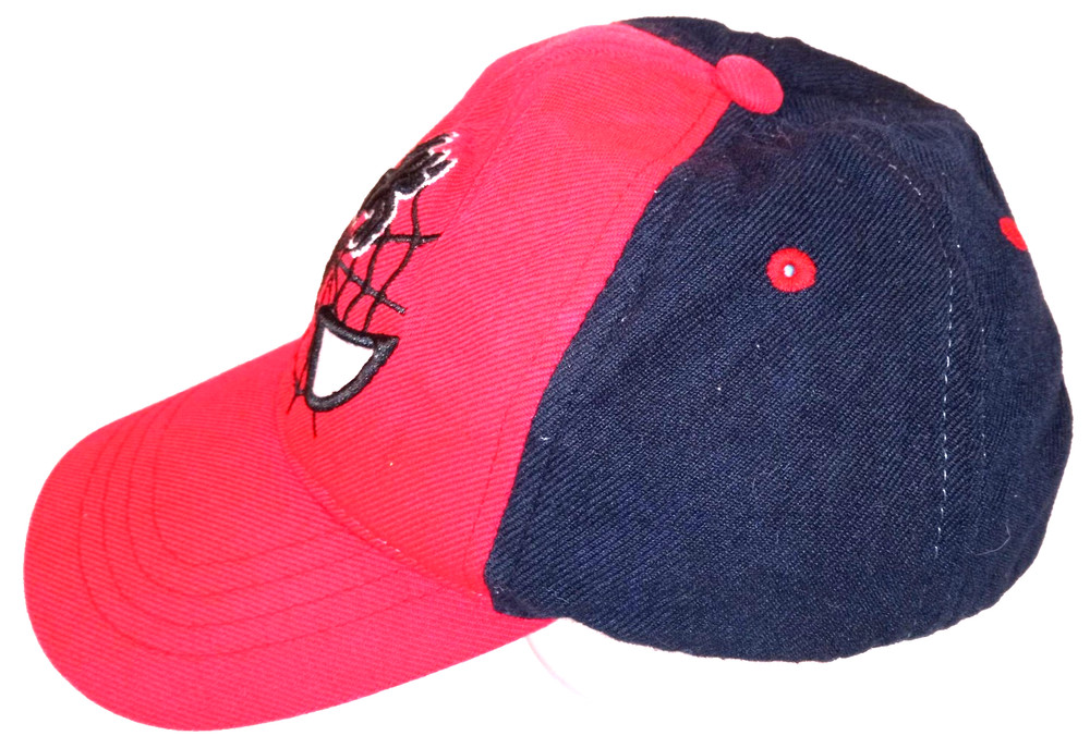 Spider-Man Hat Cap Strap Back Embroidered Eyes Web Kids One Size Marvel
