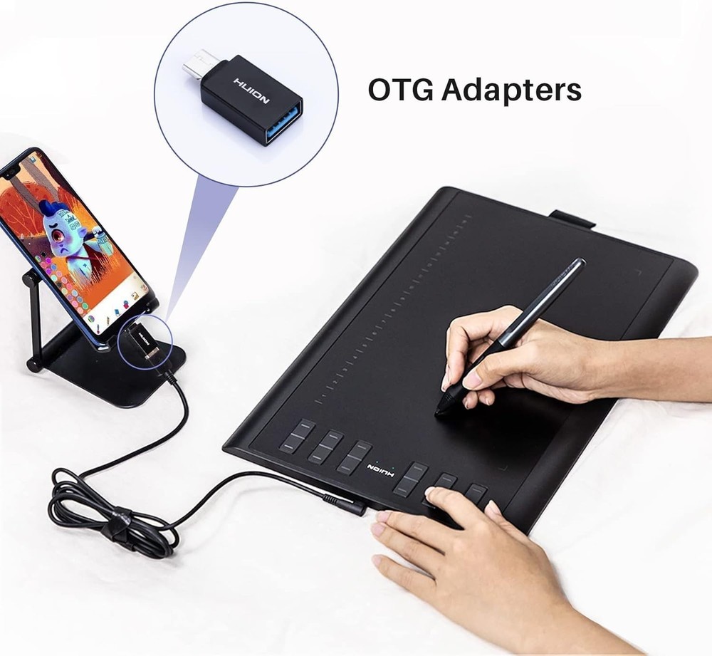 Inspiroy H1060P Graphics Tablet - 8192 Pressure Sensitivity