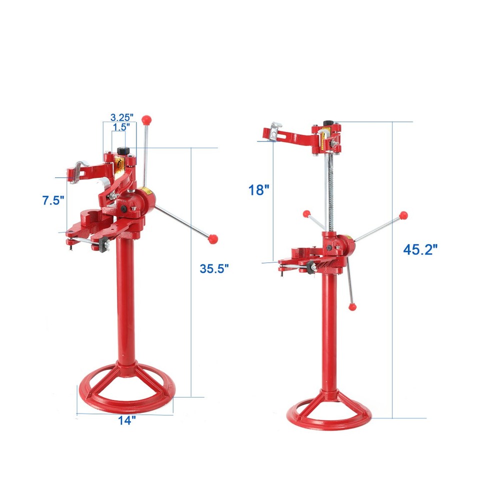 Auto Spring Compressor Hand Operate 20 Inch Max.Height Strut Coil Spring Press