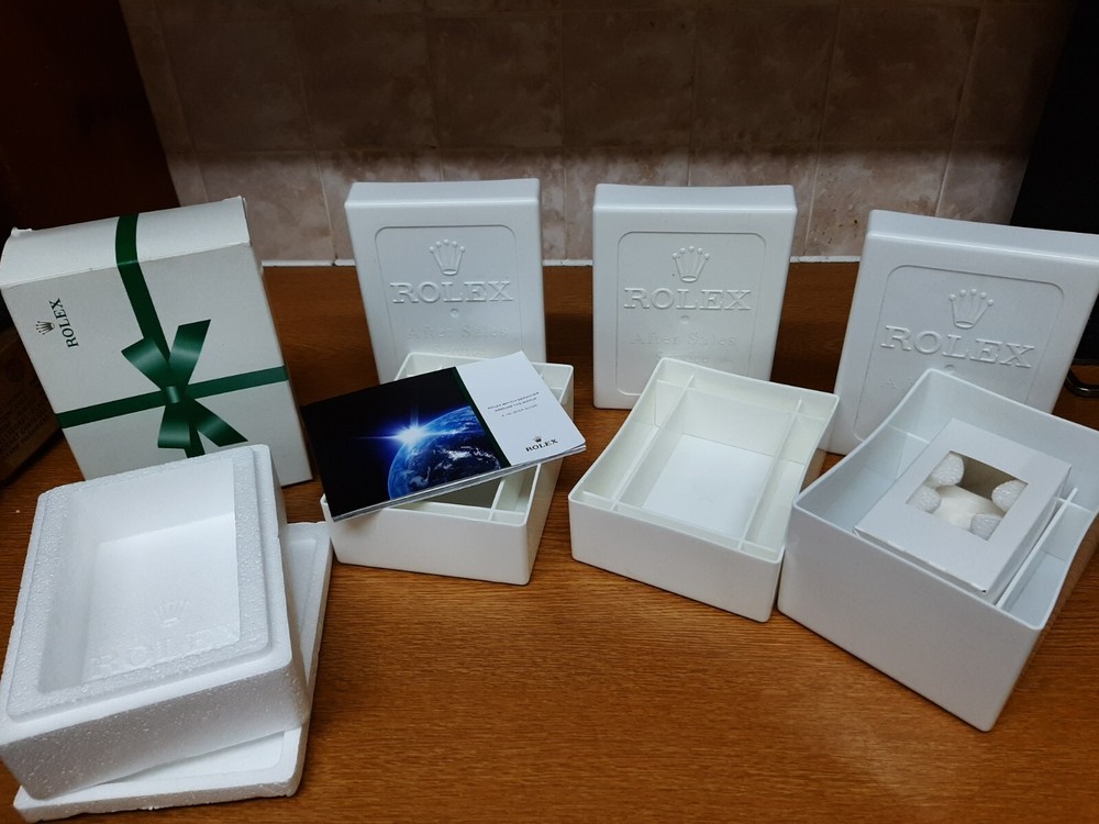 4 Rolex After sales  Service  Box