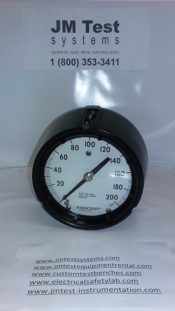 Ashcroft Back Connection Pressure Gauges 1279 & 1220 model *6 Gauge Bundle*. ITL