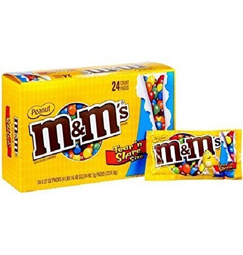 M&M Peanut King Size - 24 Count