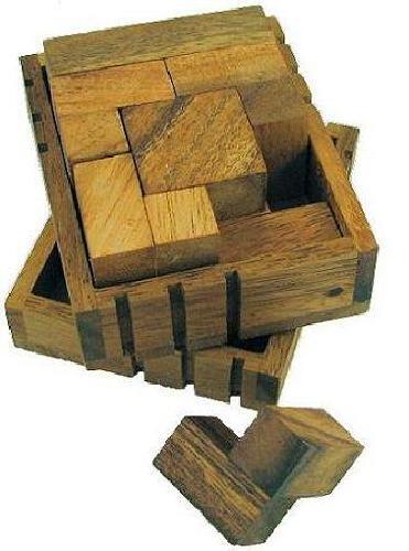 Packing Challenge Box - Brain Teaser Wooden Puzzle
