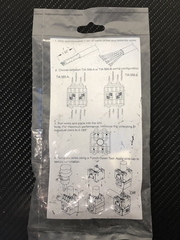 ICC ICC-IC1078GABL / Module CAT6A- HD, Blue Connector - NEW! FAST!