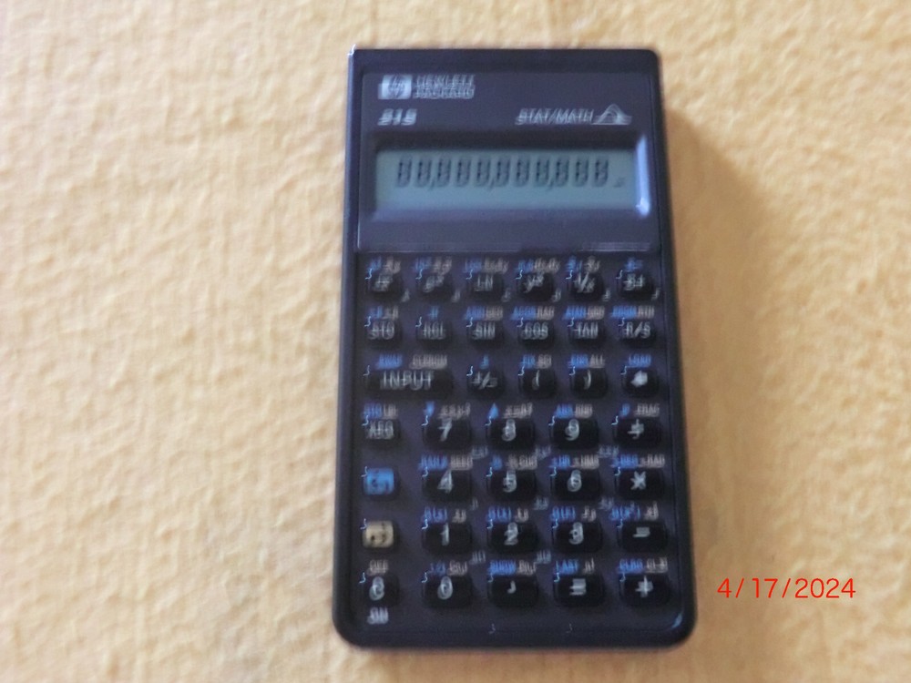 VINTAGE HP-21s Statistical Programmable Calculator