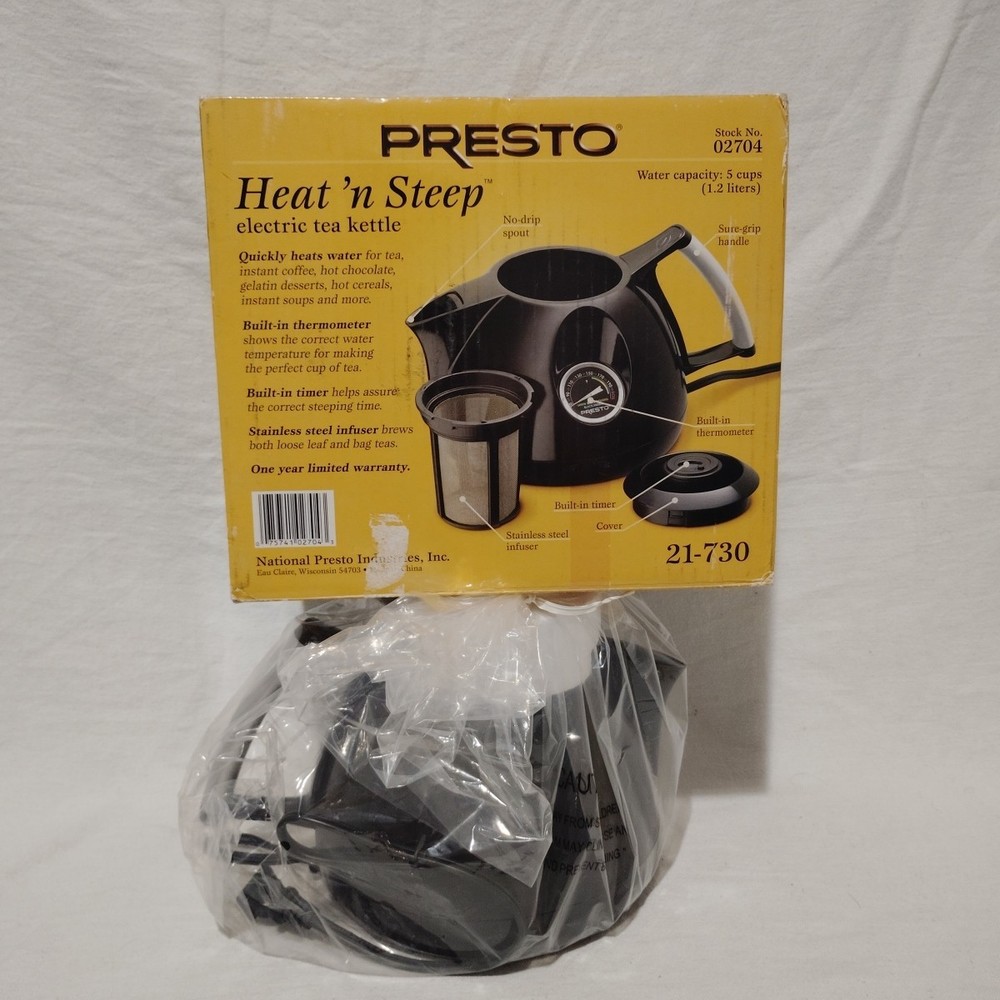 Presto Heat 'n Steep Electric Tea Kettle