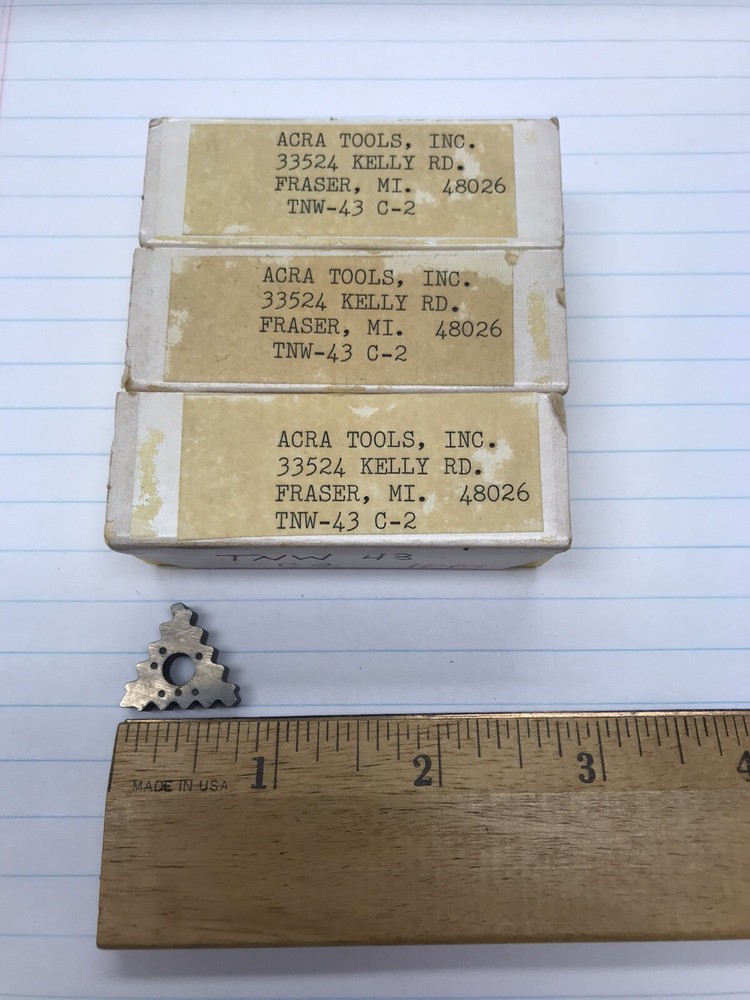 10 Pcs. TNW43 C2 INSERT