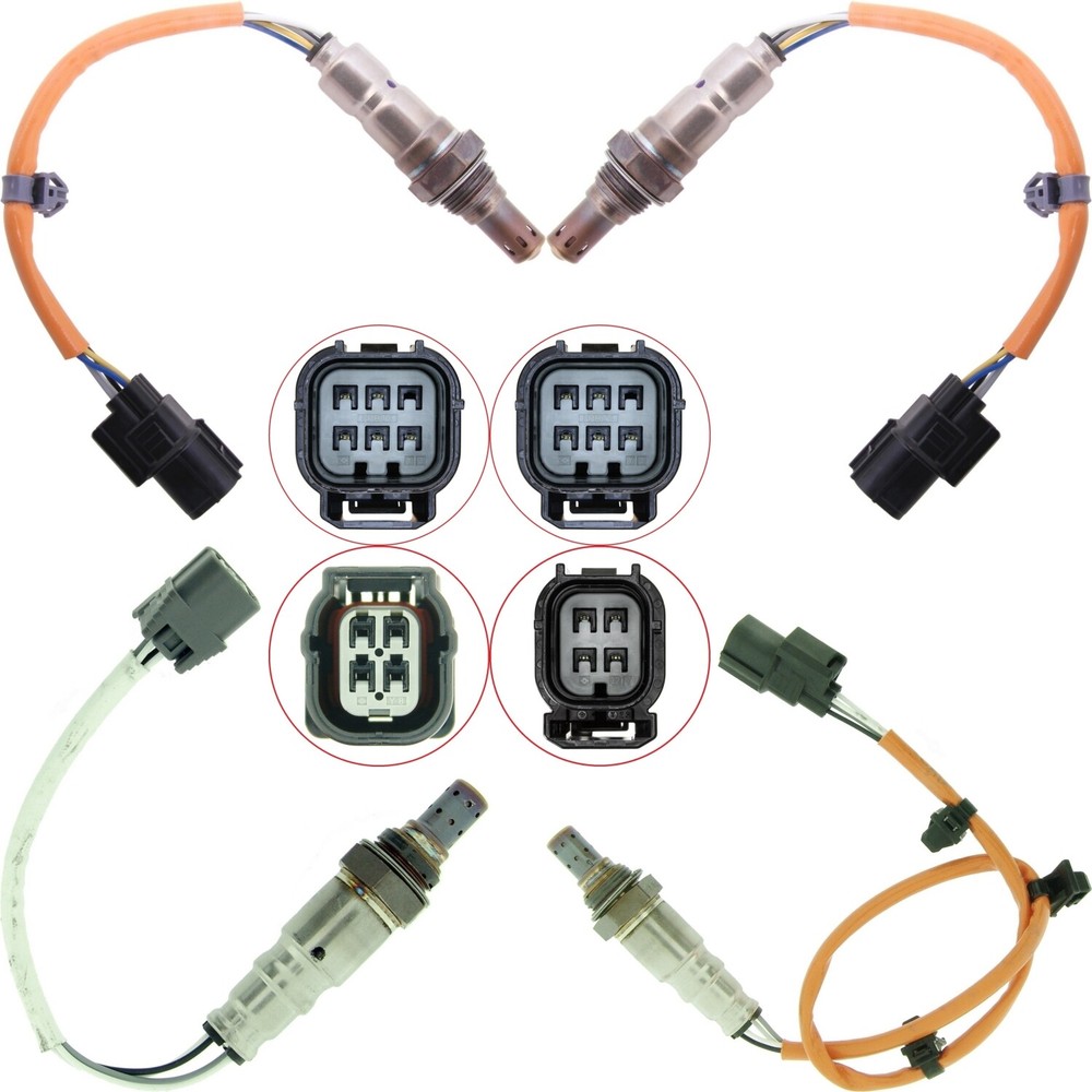 4pc Oxygen Sensor For Front+Rear Honda Pilot 2016-2020 & Ridgeline 2017-19 3.5L