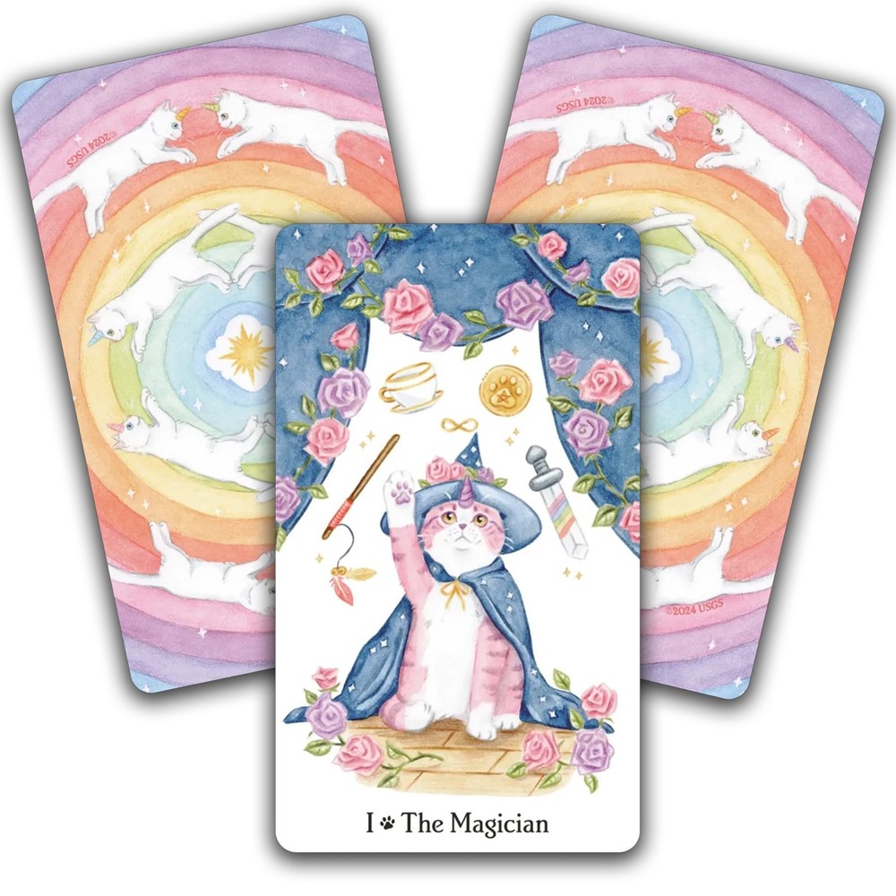 Caticorn Tarot: 78 Tarot Cards & Guidebook