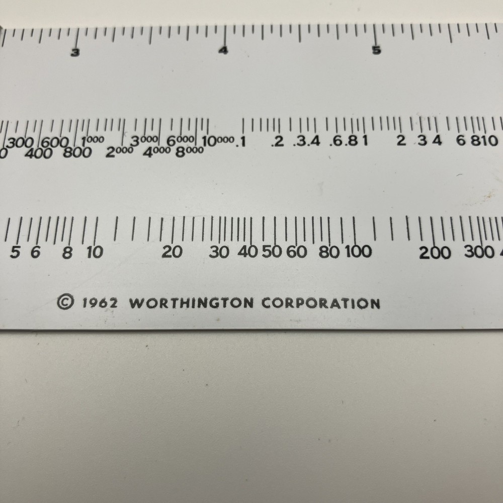 1962 Masoneilan Valve Slide Rule with Pouch and Control Valve Reference